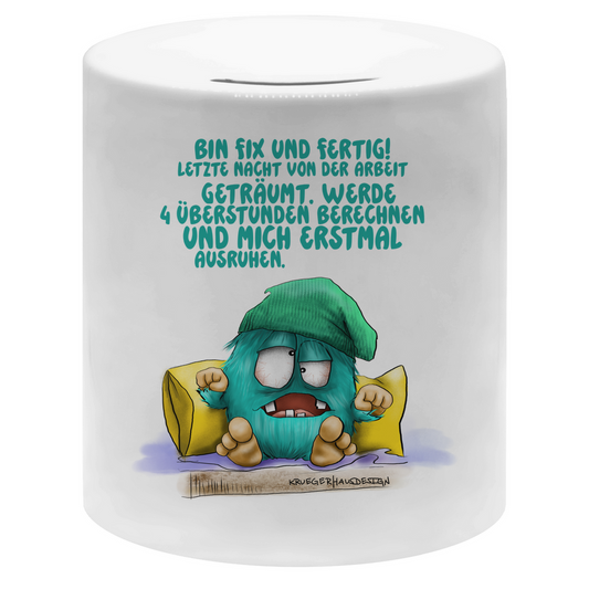 Money box Bin fix und fertig! Letzte Nacht von der Arbeit…