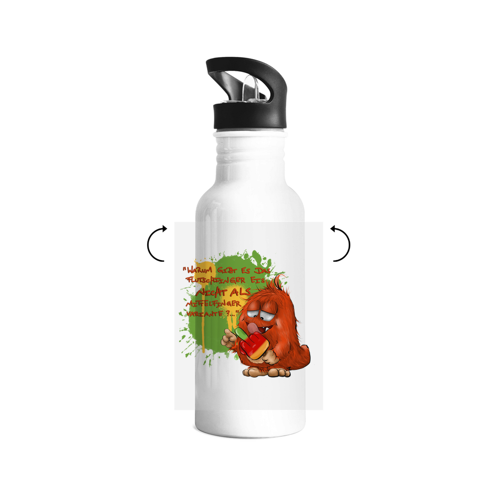 Edelstahl-Trinkflasche Warum gibt es das Flutschfinger Eis nicht als Mittelfinger ?