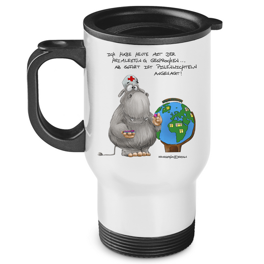 Edelstahl-Thermobecher Ich habe heute mit der Heimleitung gesprochen. Ab sofort...