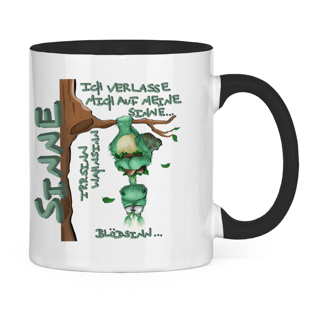 Tasse zweifarbig Sinne