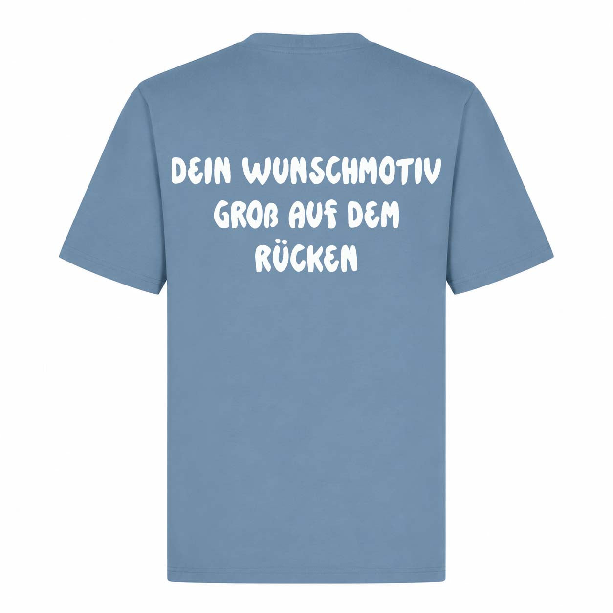 Personalisiertes Monster T-Shirt denim mit Wunschtext | FINAL SALE