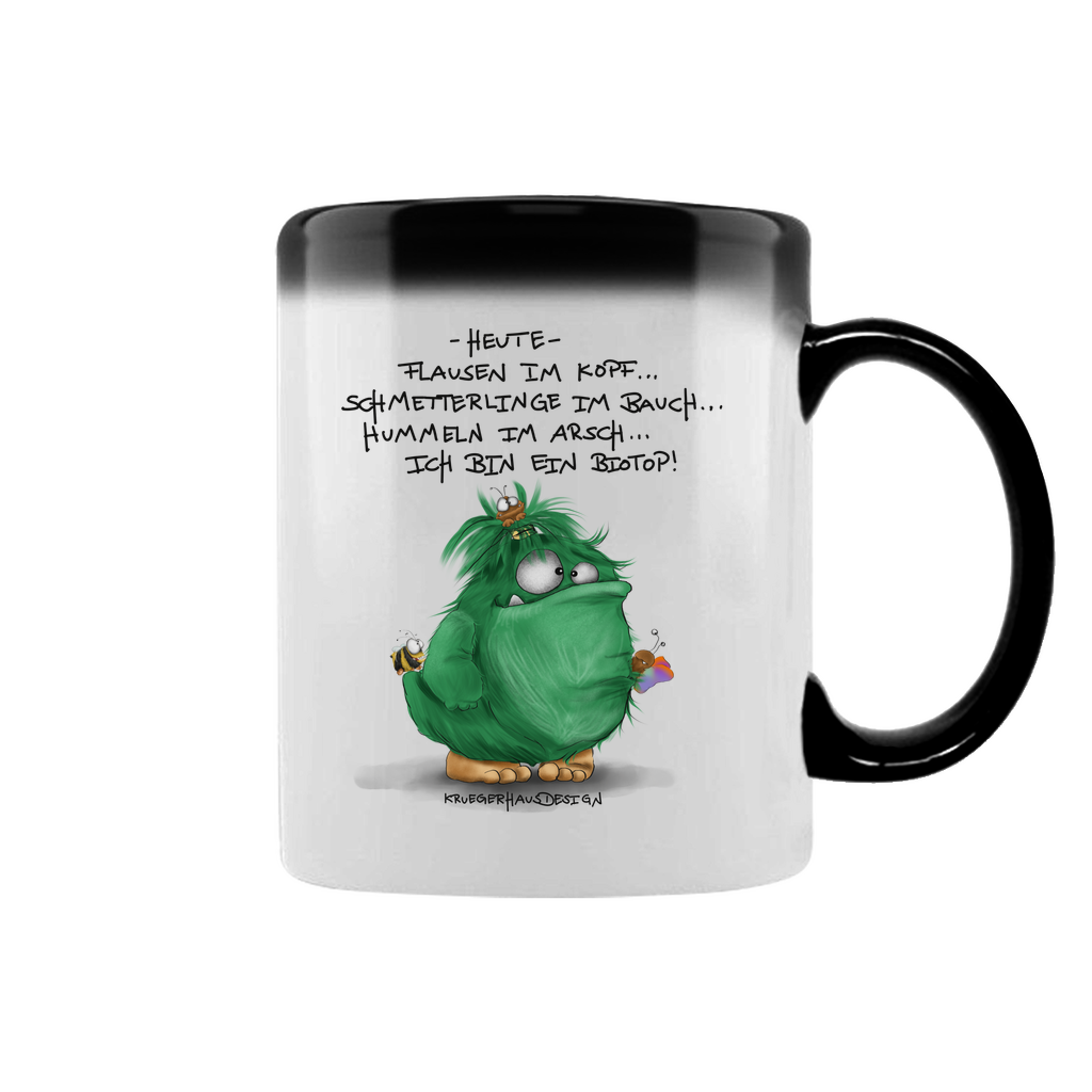 Zaubertasse Heute, Flausen im Kopf... Schmetterlinge im Bauch... Biotop