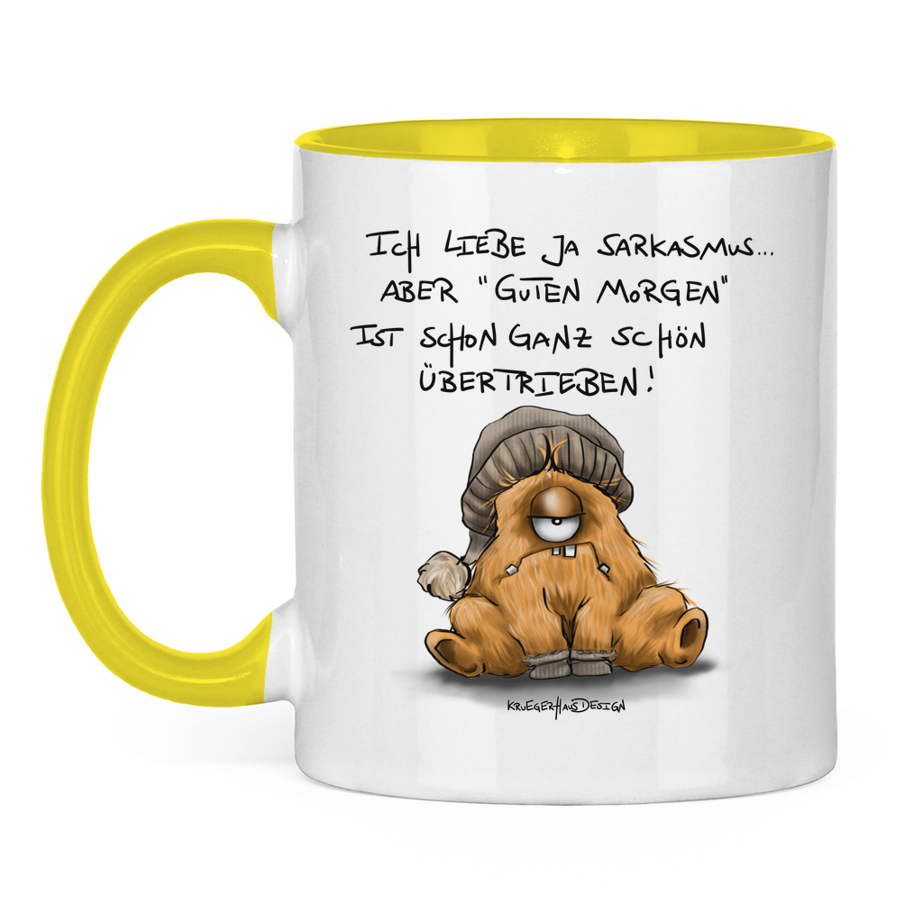 Tasse zweifarbig #Sarkasmus
