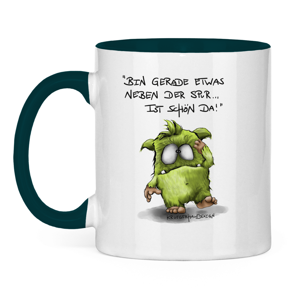 Tasse zweifarbig Bin gerade etwas neben der Spur... Ist schön da!