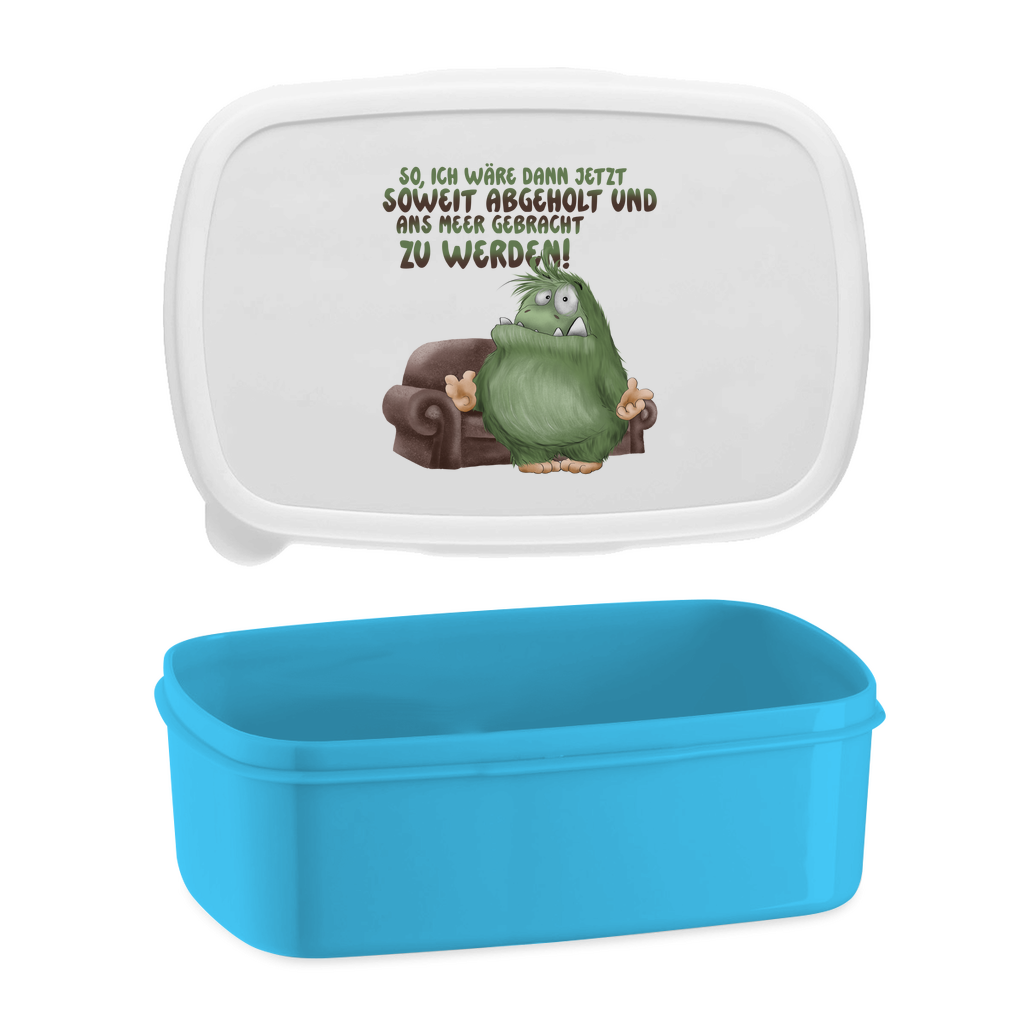 Lunchbox So, ich wäre dann jetzt soweit abgeholt und an Meer gebracht