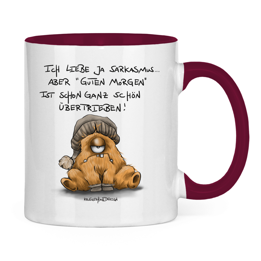 Tasse zweifarbig #Sarkasmus