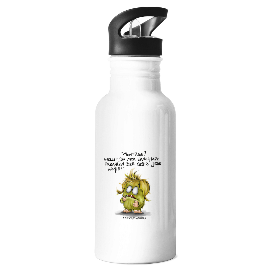 Edelstahl-Trinkflasche Montage? Willst du mir ernsthaft erzählen die gibt's jede...