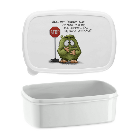 Lunchbox Wenn der Polizist sagt "Papiere" und ich sag "Schere"...