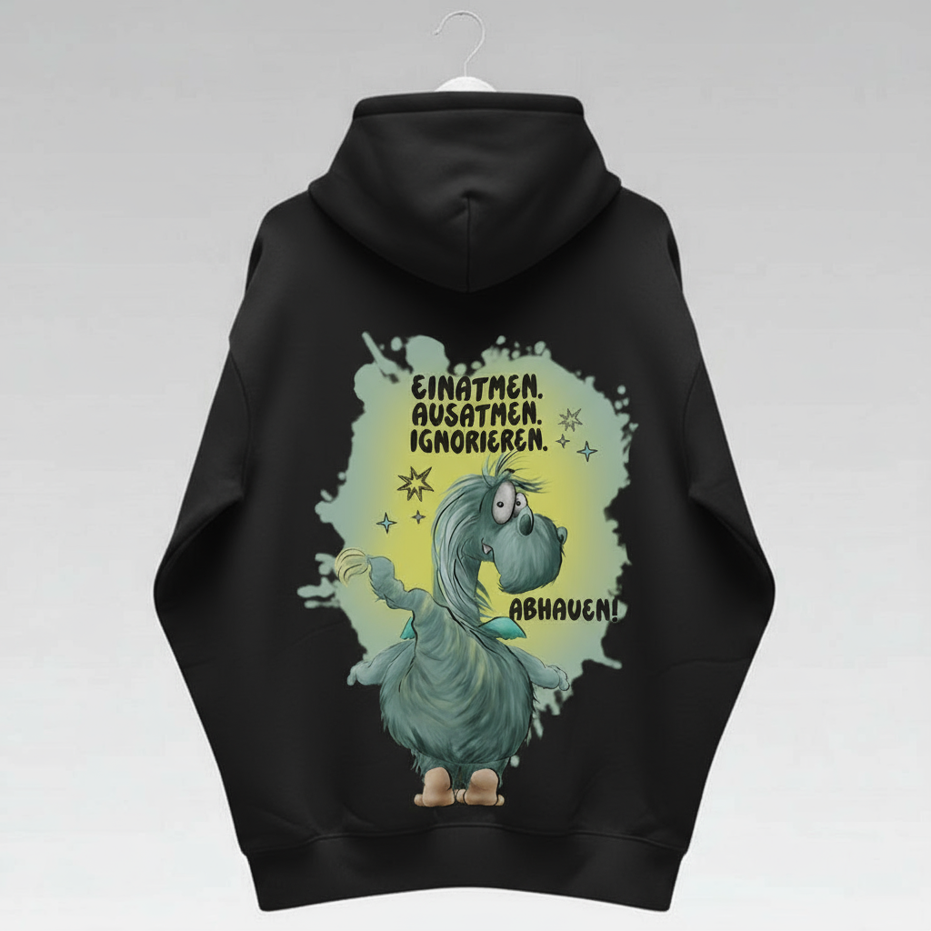 Unisex Hoodie Jacke – Schwarz | personalisierter Druck