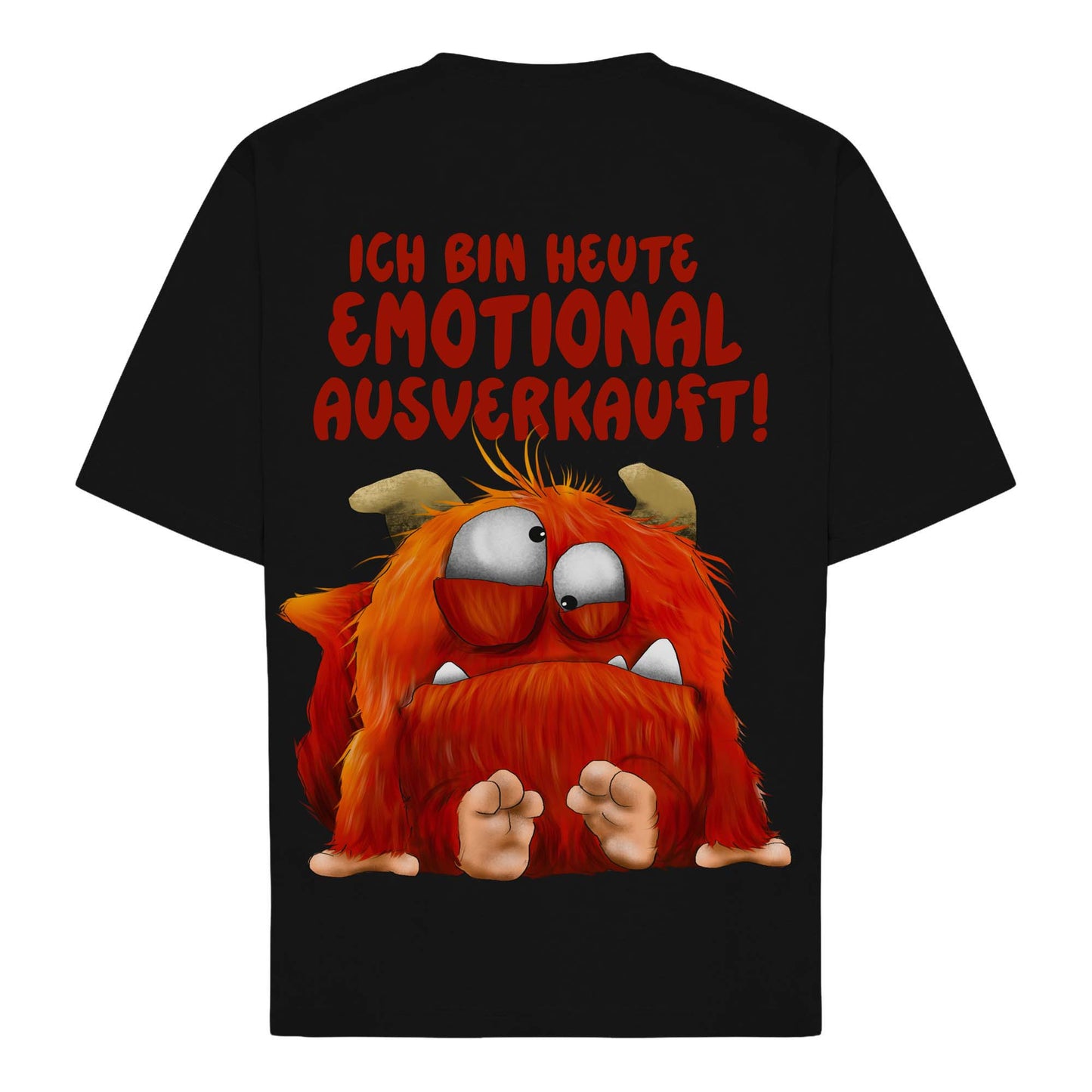 T-Shirt „Ich bin heute emotional ausverkauft“ | Schwarz | Gr. M | FINAL SALE