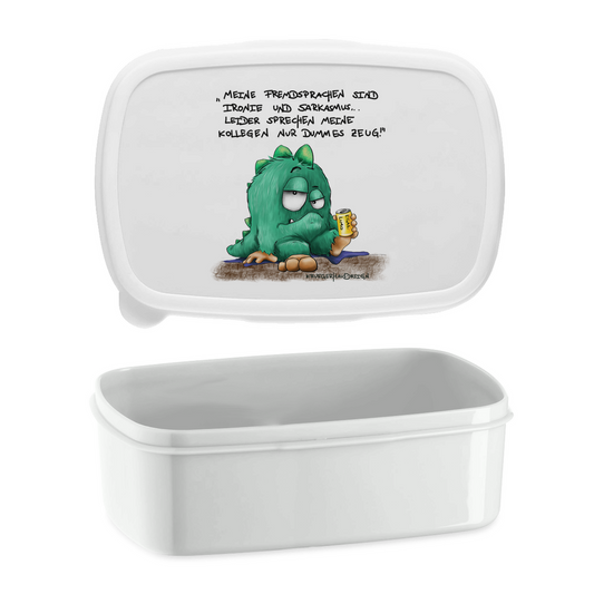 Lunchbox Meine Fremdsprachen sind Ironie und Sarkasmus, leider meine