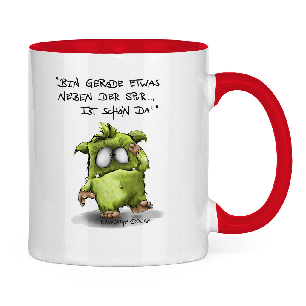 Tasse zweifarbig Bin gerade etwas neben der Spur... Ist schön da!