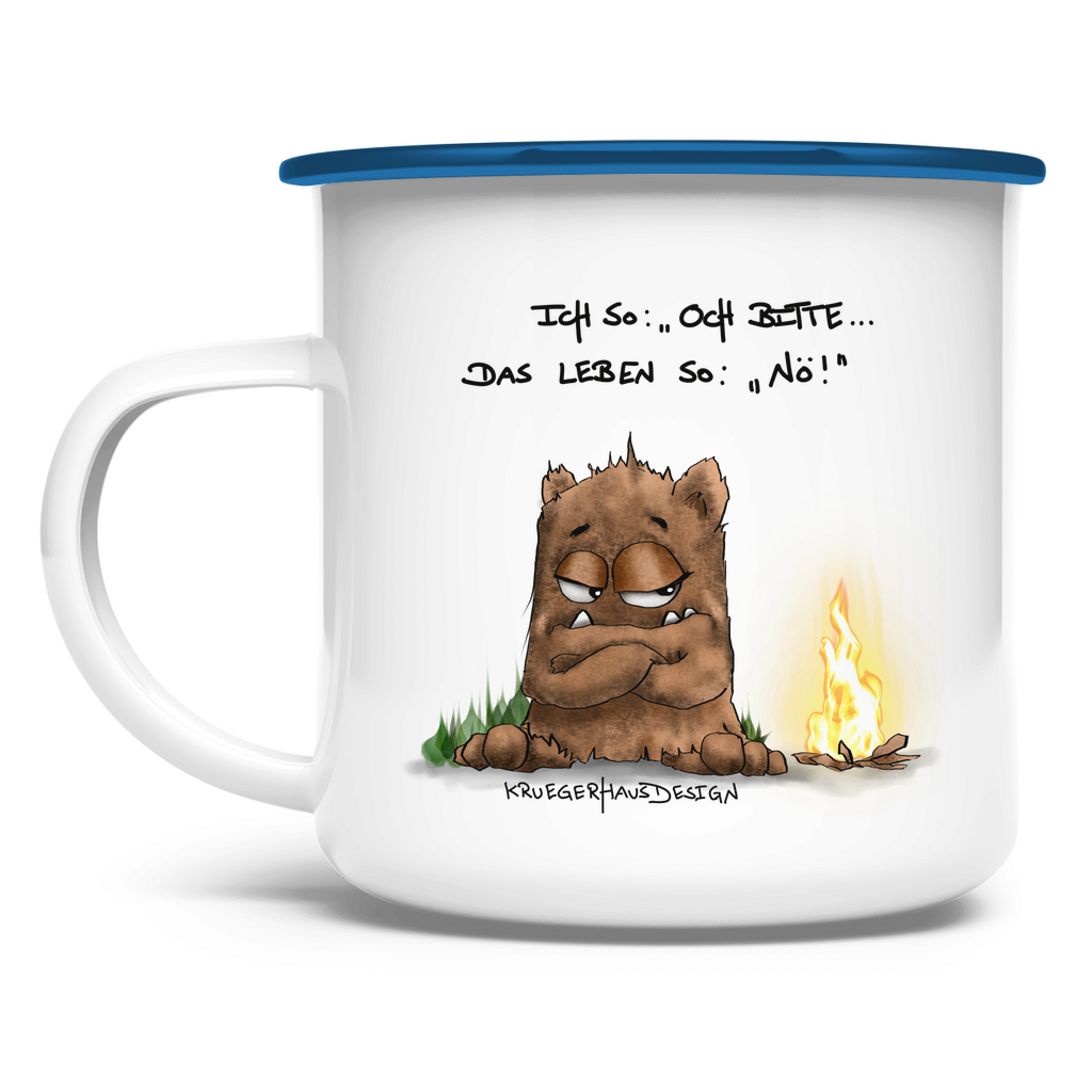 Emaille Tasse Ichso