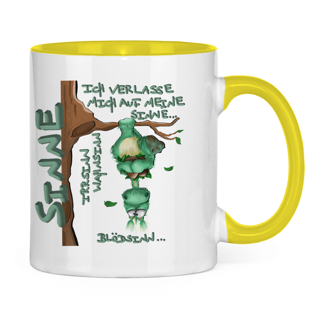 Tasse zweifarbig Sinne