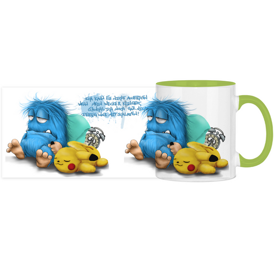 Panorama Tasse zweifarbig Ich kann es nicht ausstehen Panorama