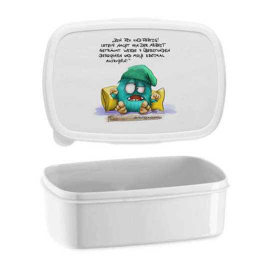 Lunchbox Bin fix und fertig. Habe letzte Nacht von der Arbeit …