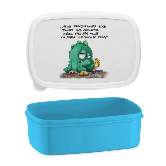 Lunchbox Meine Fremdsprachen sind Ironie und Sarkasmuss...