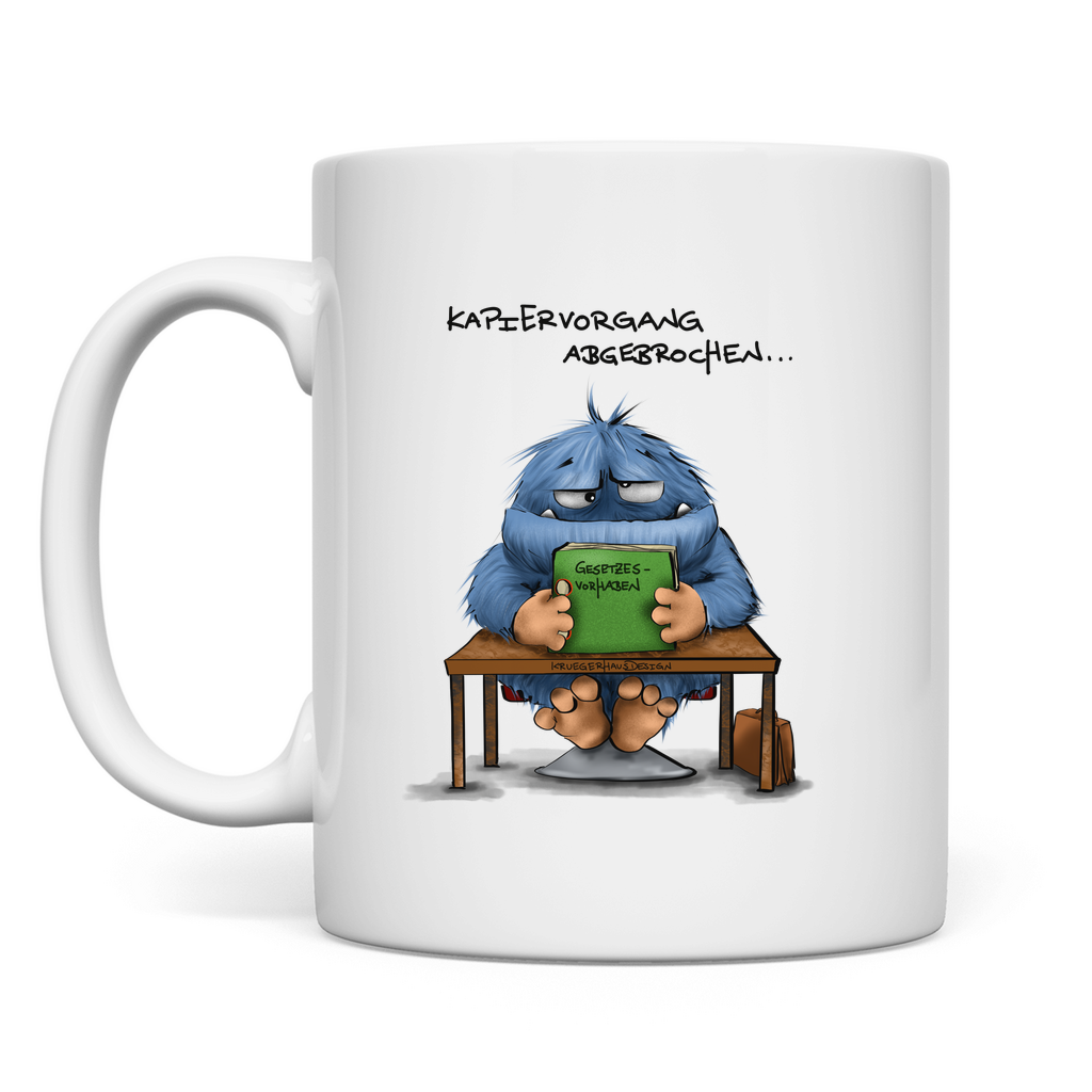 Tasse Kopiervorgang abgeschlossen