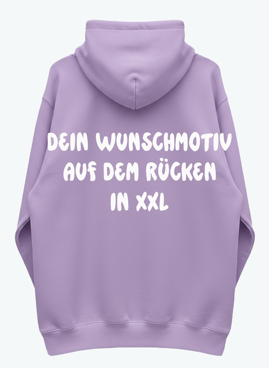 Monster Hoodie Flieder Gr. S | Wunschmotiv | FINAL SALE