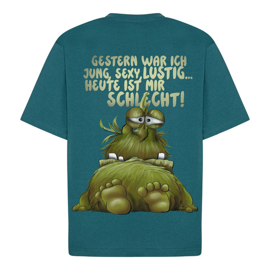 Carl Monster Shirt – Gestern war ich jung, sexy, lustig… heute ist mir schlecht! | Lustiges Sarkasmus T-Shirt
