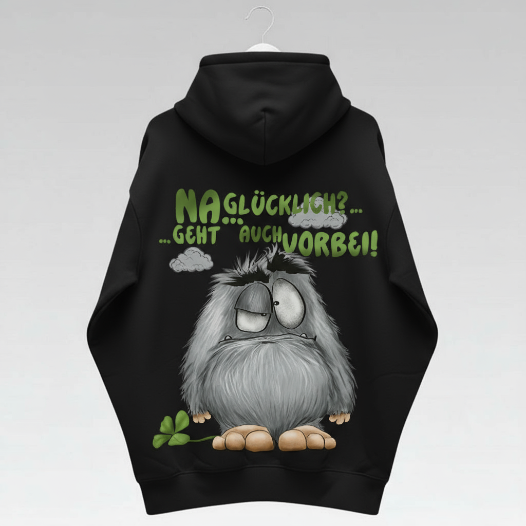 Unisex Hoodie Jacke – Schwarz | personalisierter Druck