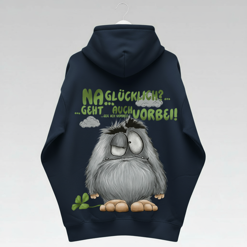 Unisex Hoodie Jacke – Navy Blue | personalisierter Druck