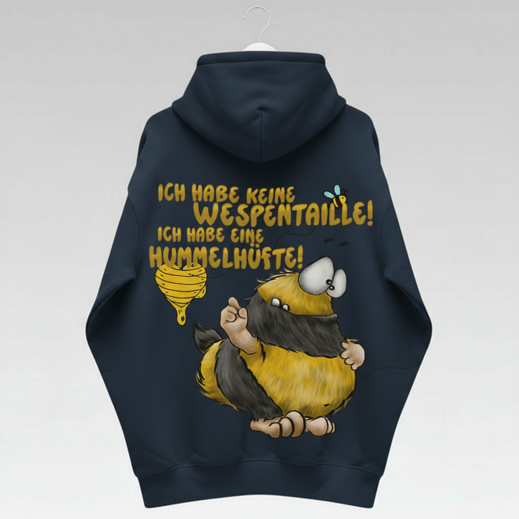 Unisex Hoodie Jacke – Navy Blue | personalisierter Druck
