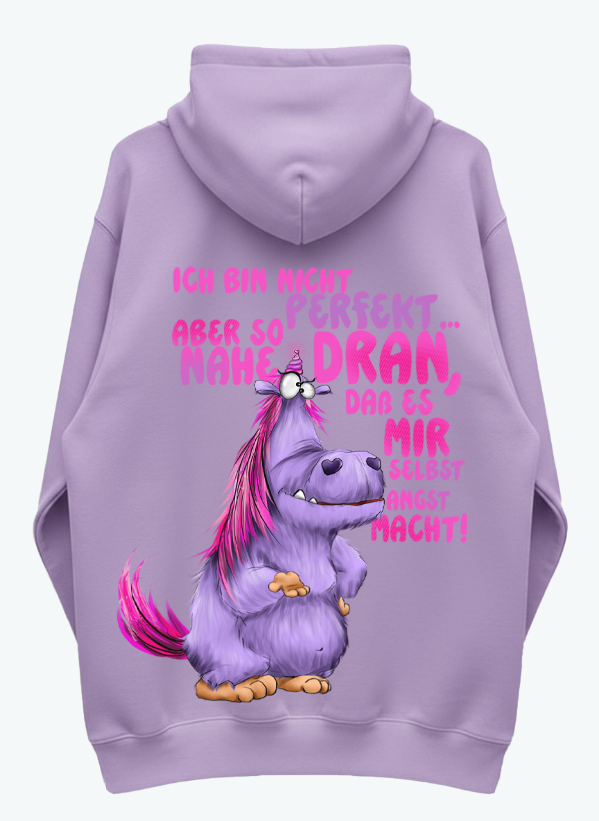 Monster Hoodie Flieder Gr. M | Wunschmotiv | FINAL SALE