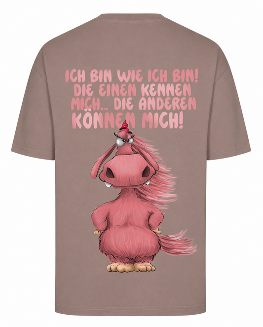 FINAL SALE: Monster T-Shirt Mokka – Größe XXL | Ich bin wie ich bin!