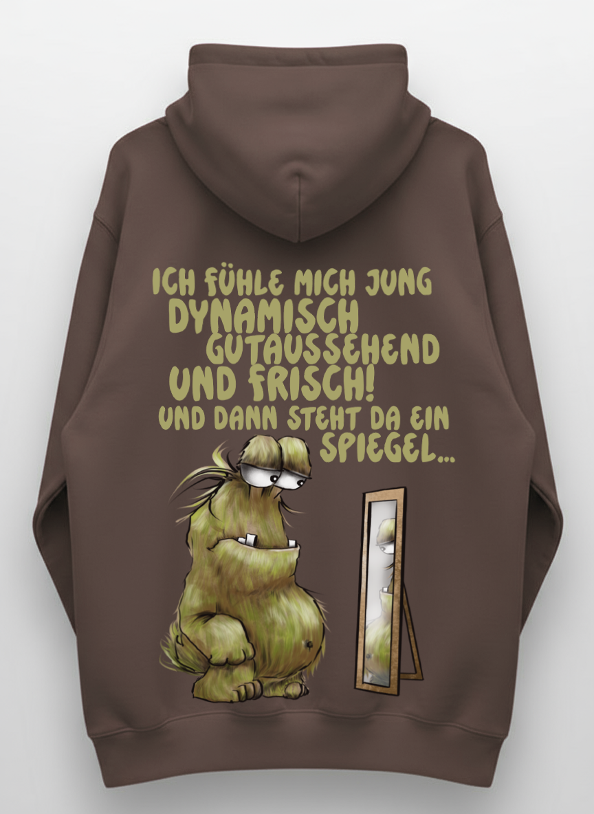 Carl Monster Hoodie – Ich fühle mich jung dynamisch frisch | Lustiger Sarkasmus Hoodie