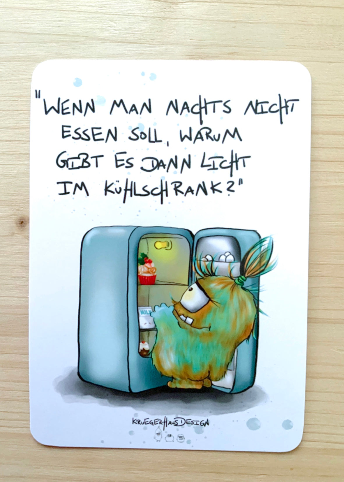 Postkarten Set Monster Kruegerhausdesign April 2023, 12 Postkarten.