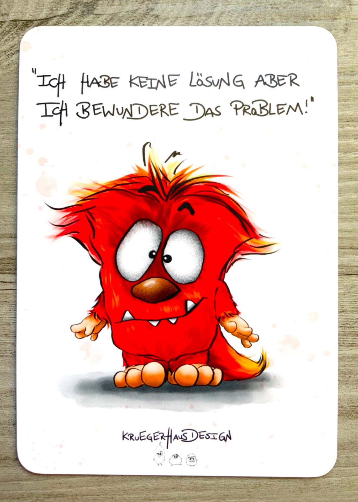 Postkarten Set Monster Kruegerhausdesign Juni 2024, 12 Postkarten