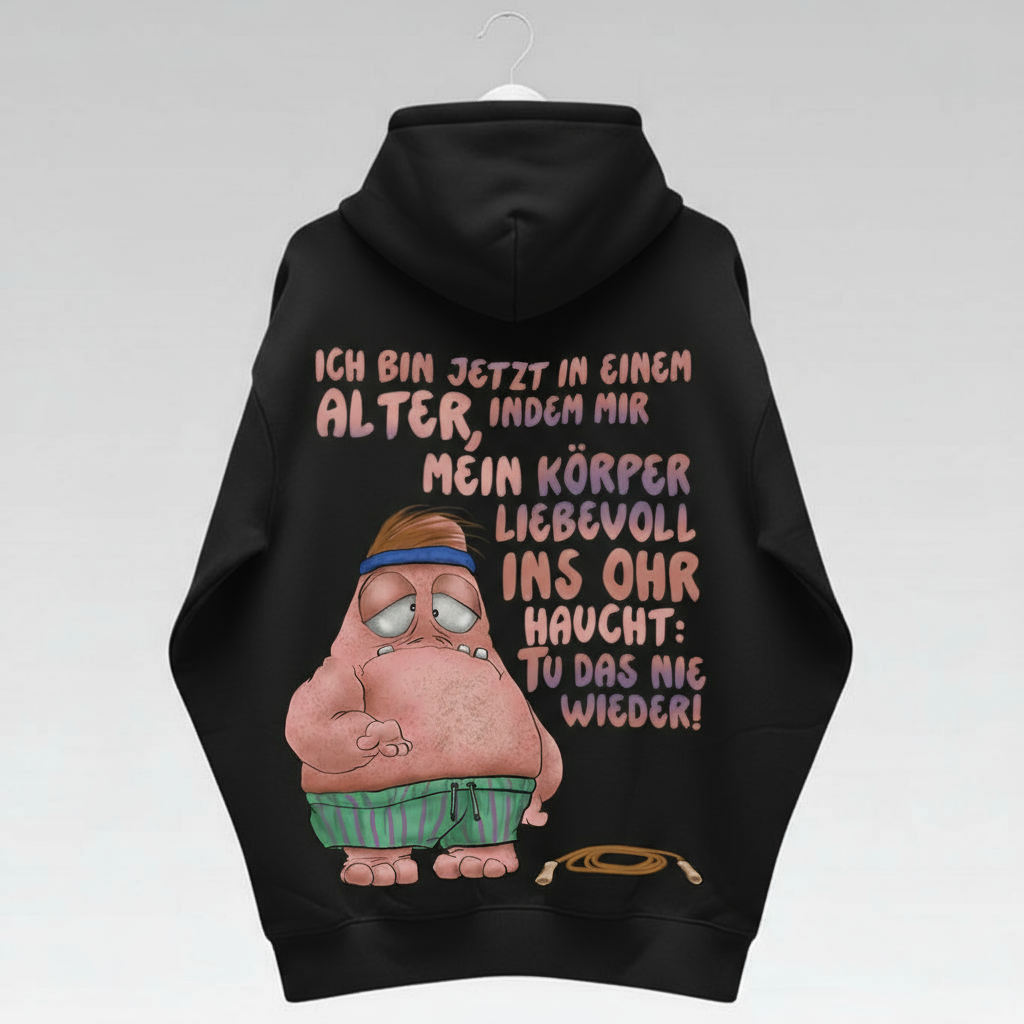 Unisex Hoodie Jacke – Schwarz | personalisierter Druck