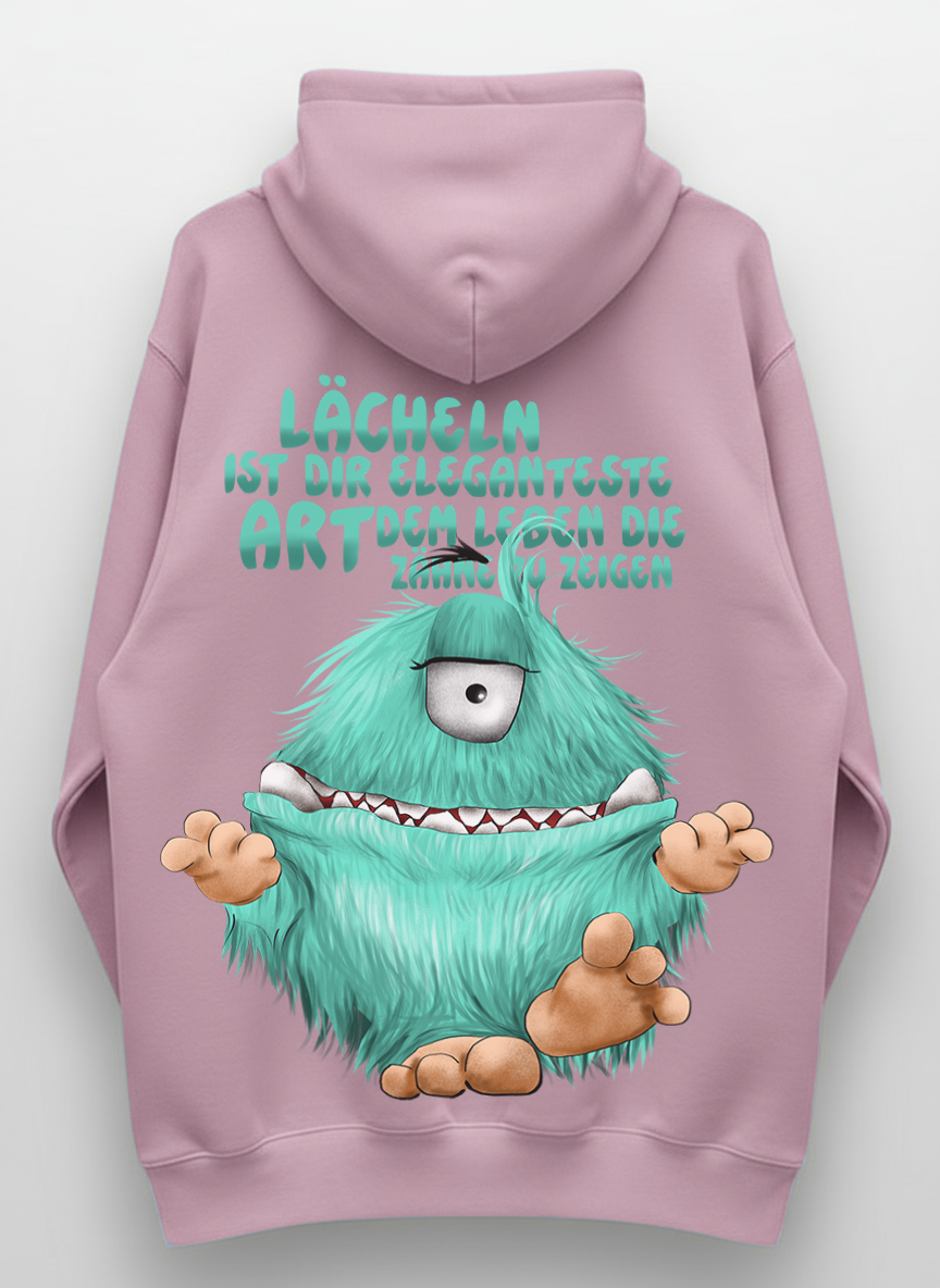 Unisex Hoodie XXL Druck Kruegerhausdesign Monster, rosa, Motivwahl