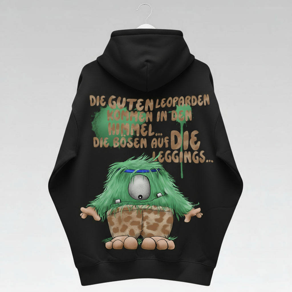 Unisex Hoodie Jacke – Schwarz | personalisierter Druck