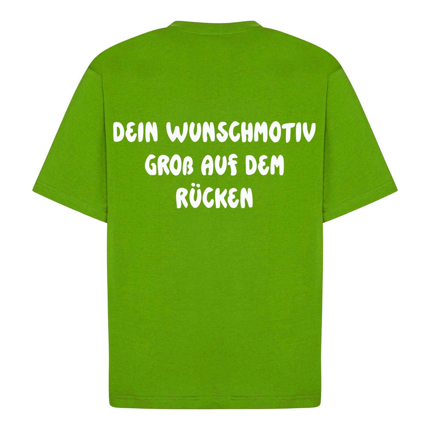Personalisiertes Monster T-Shirt Lime Green mit Wunschtext | FINAL SALE