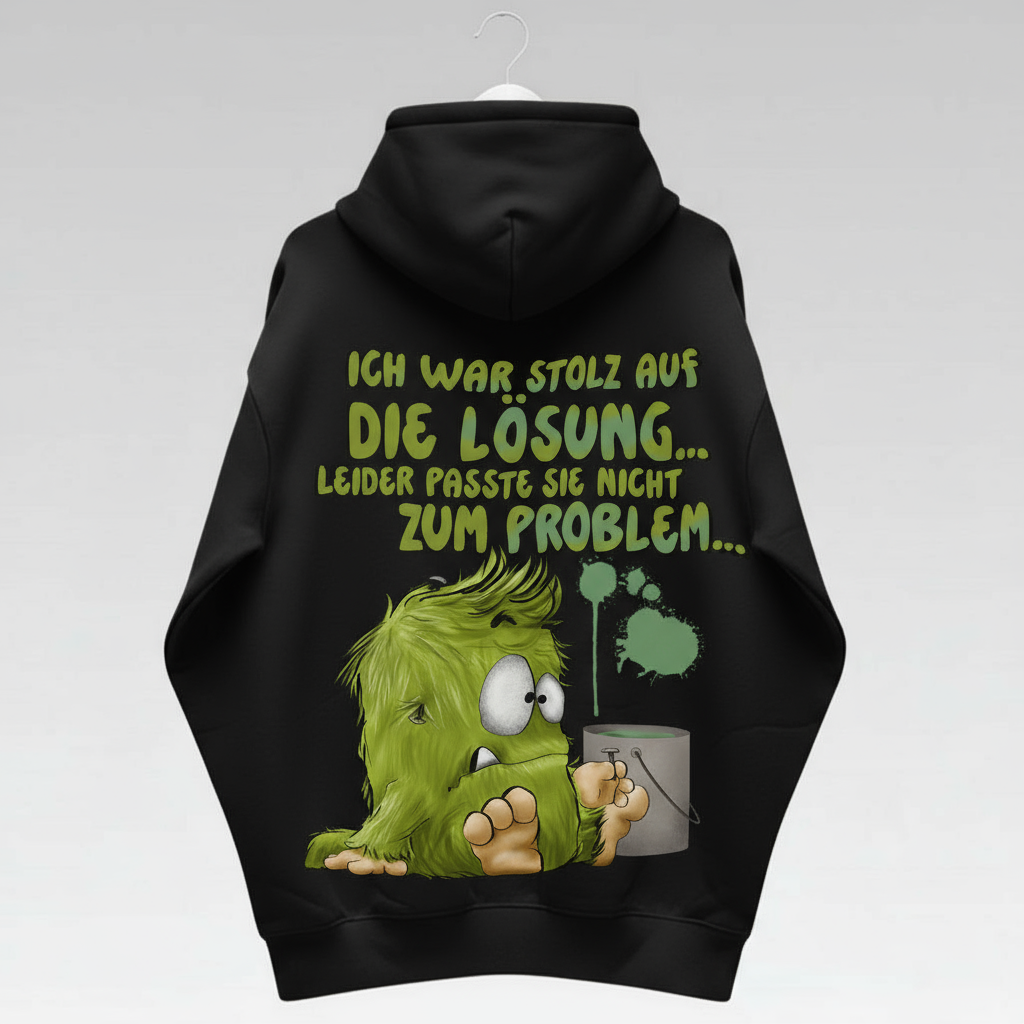 Unisex Hoodie Jacke – Schwarz | personalisierter Druck