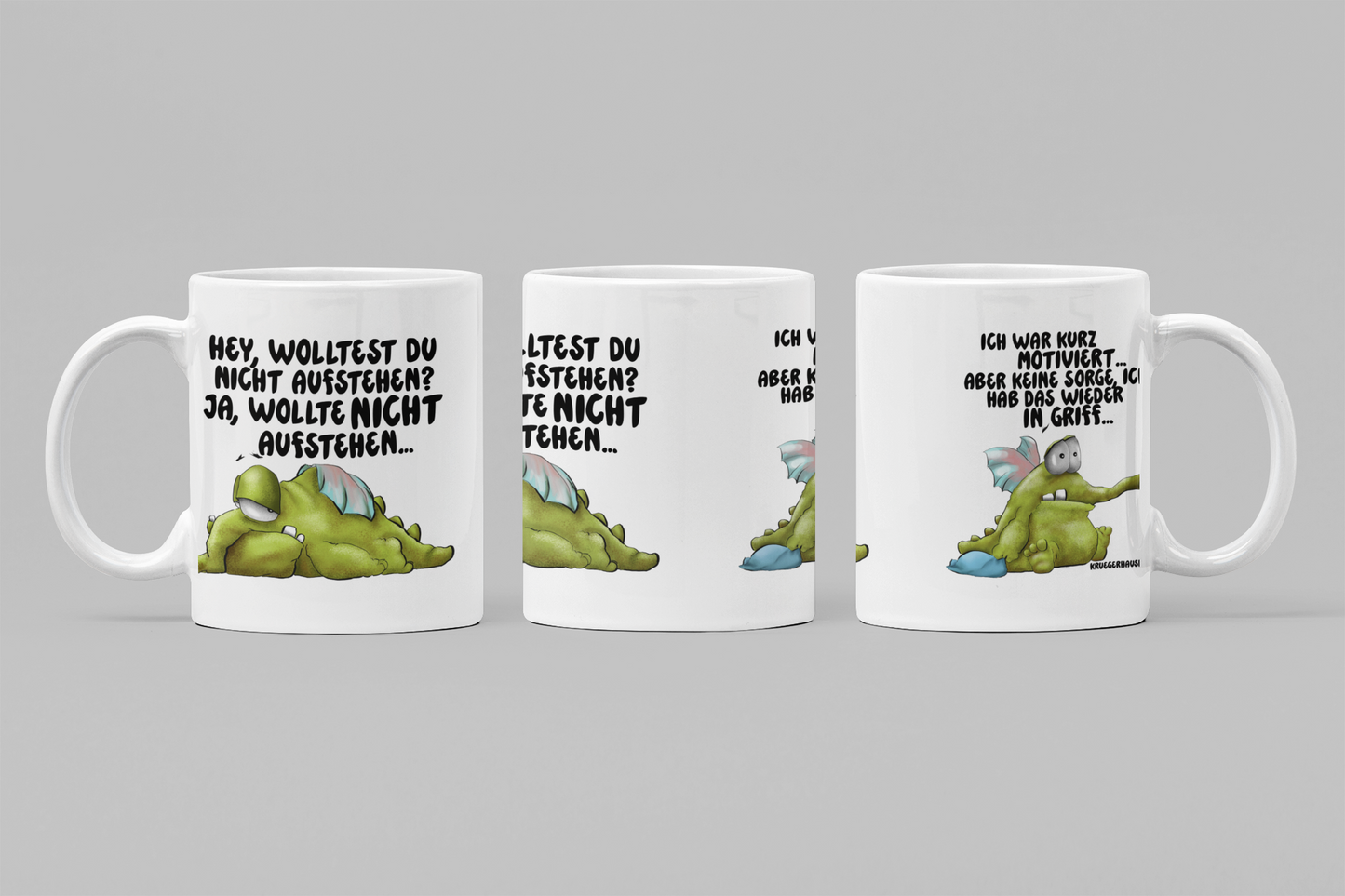 Rüsselbert Monster Tasse – Lustige Sarkasmus Kaffeetasse für Morgenmuffel