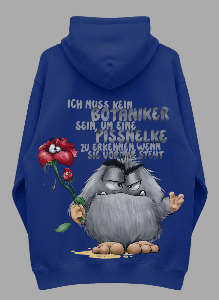 Monster Hoodie Royal Blau Gr. M | Wunschmotiv | FINAL SALE