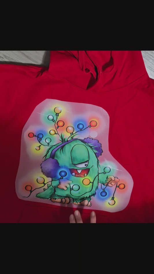 XXL Weihnachten Bügelbild Kruegerhausdesign Lichterbaum