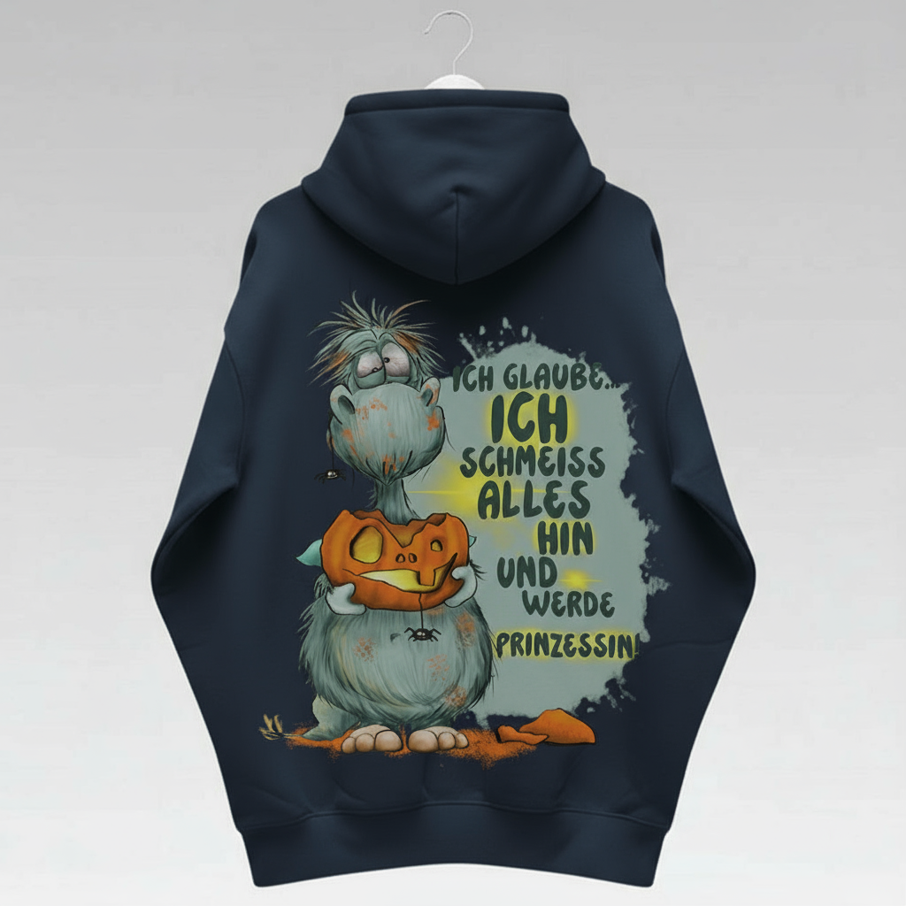 Unisex Hoodie Jacke – Navy Blue | personalisierter Druck