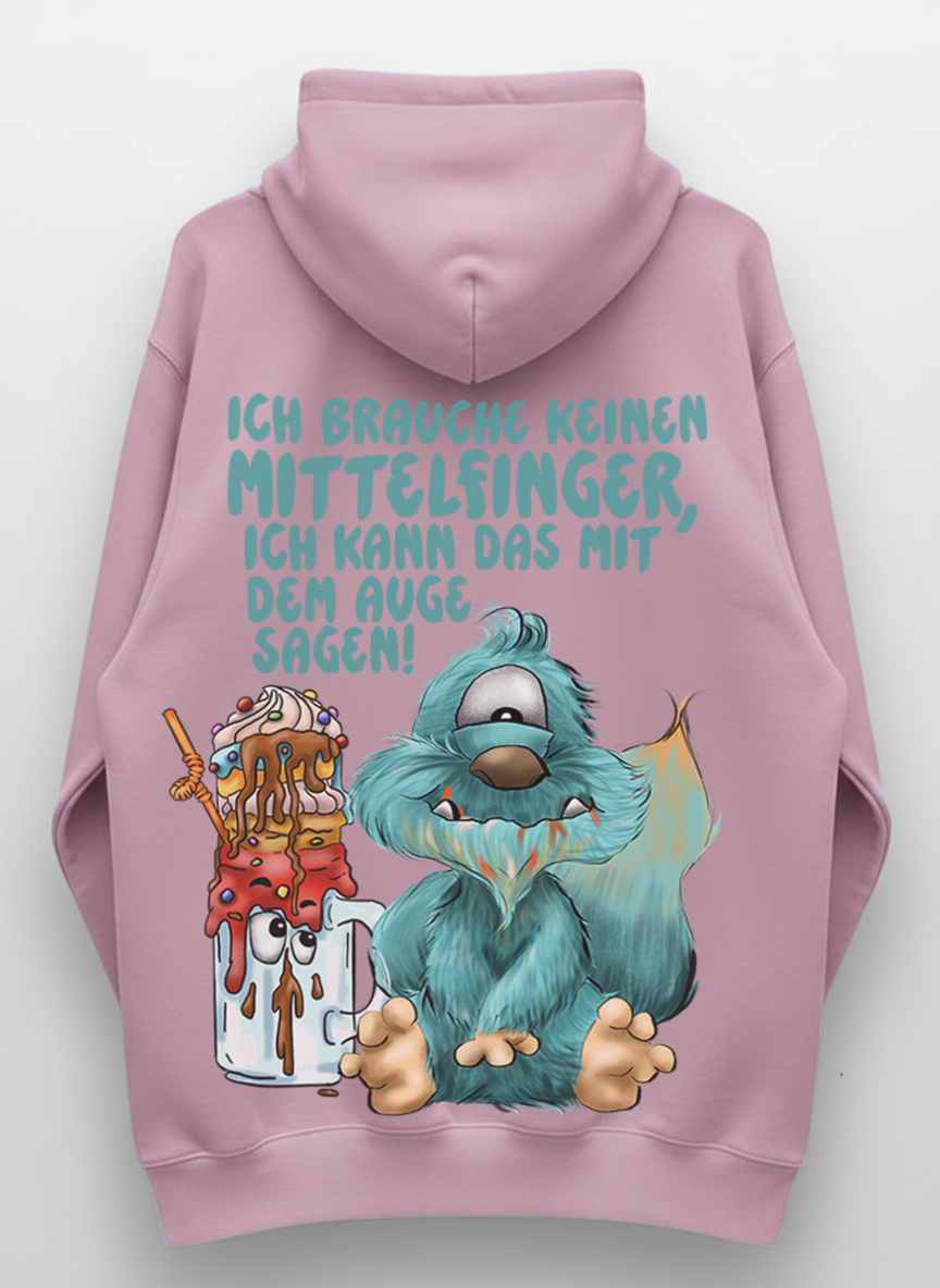 Monster Hoodie Rosa Gr. 3XL | Wunschmotiv | FINAL SALE