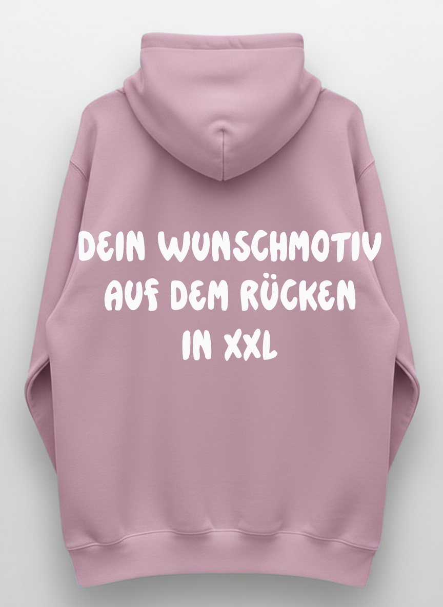 Monster Hoodie Rosa Gr. 3XL | Wunschmotiv | FINAL SALE