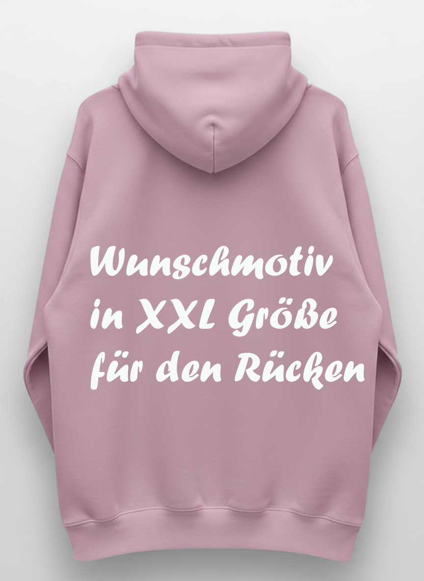 Monster Hoodie Rosa Gr. 3XL | Wunschmotiv | FINAL SALE