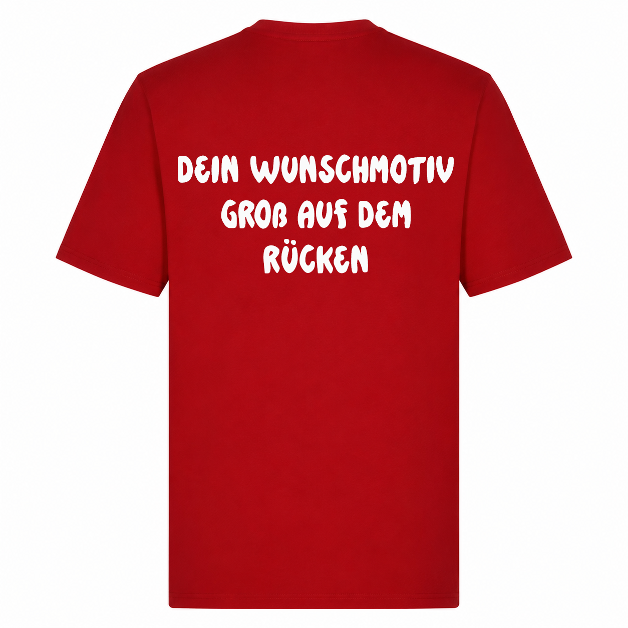 Personalisiertes Monster T-Shirt rot mit Wunschtext | FINAL SALE