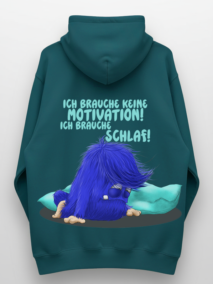 Monster Hoodie Emerald Grün Gr. XL | Wunschmotiv | FINAL SALE