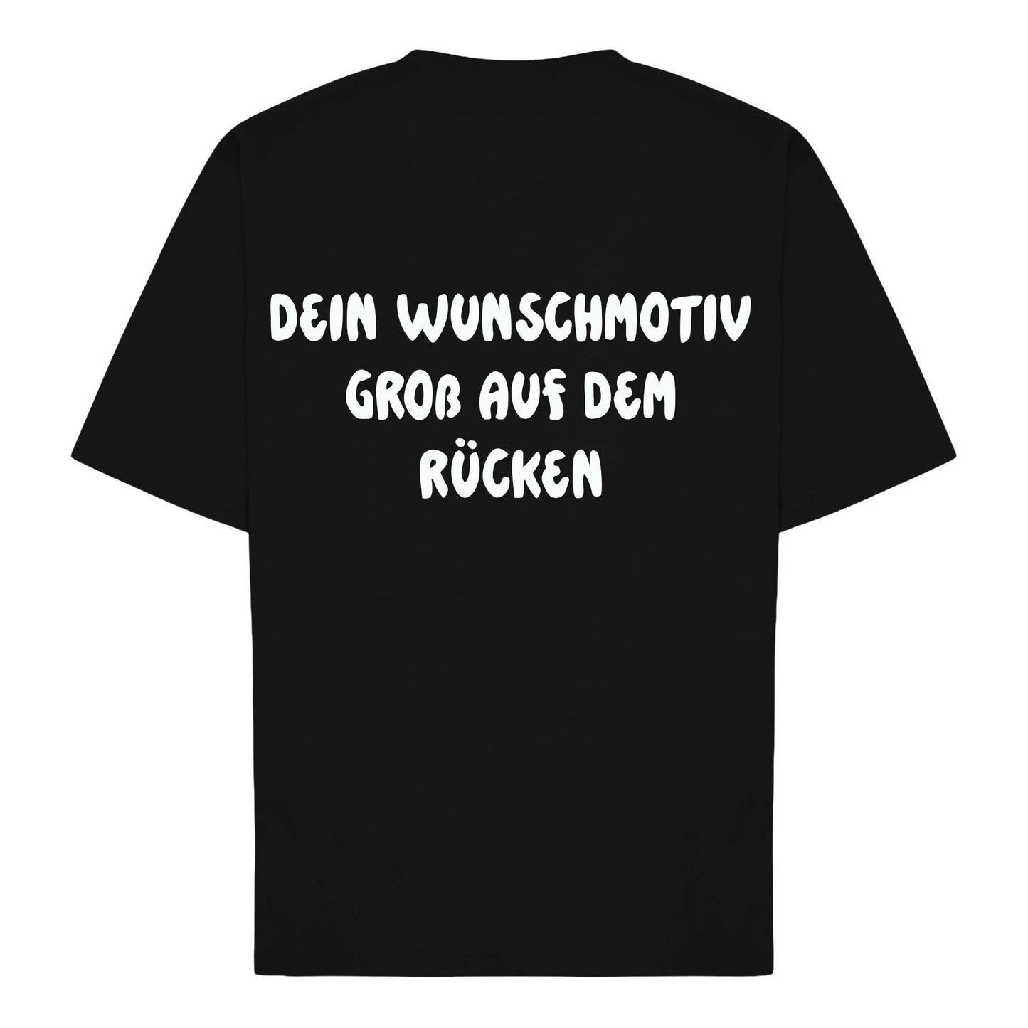 Personalisiertes Monster T-Shirt Schwarz mit Wunschtext | FINAL SALE