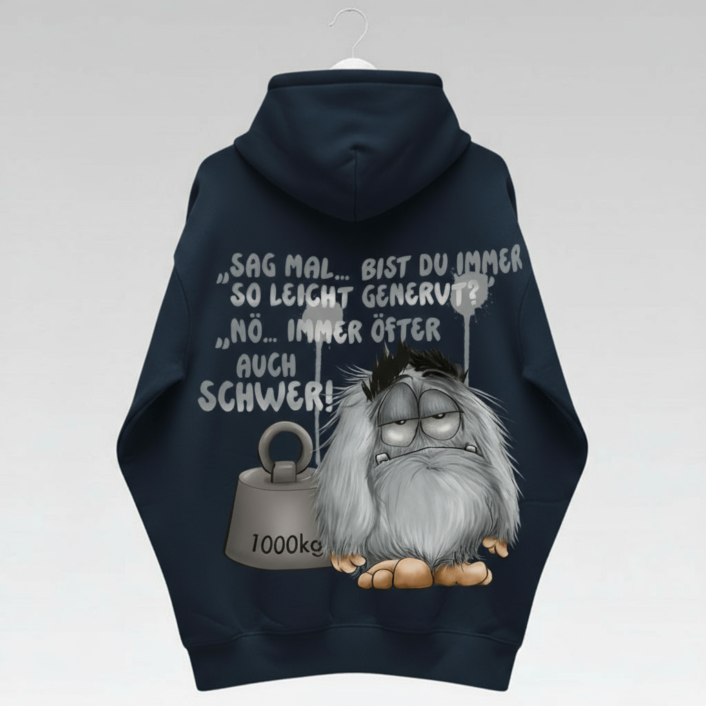 Unisex Hoodie Jacke – Navy Blue | personalisierter Druck