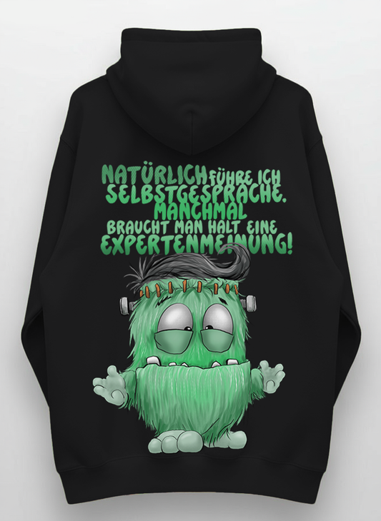 Unisex Hoodie XXL Druck Kruegerhausdesign Monster, Schwarz, Motivwahl