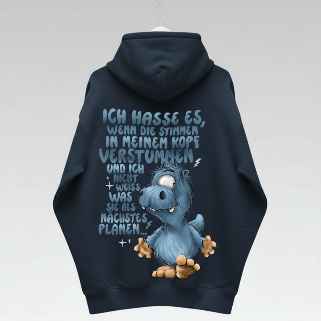 Unisex Hoodie Jacke – Navy Blue | personalisierter Druck